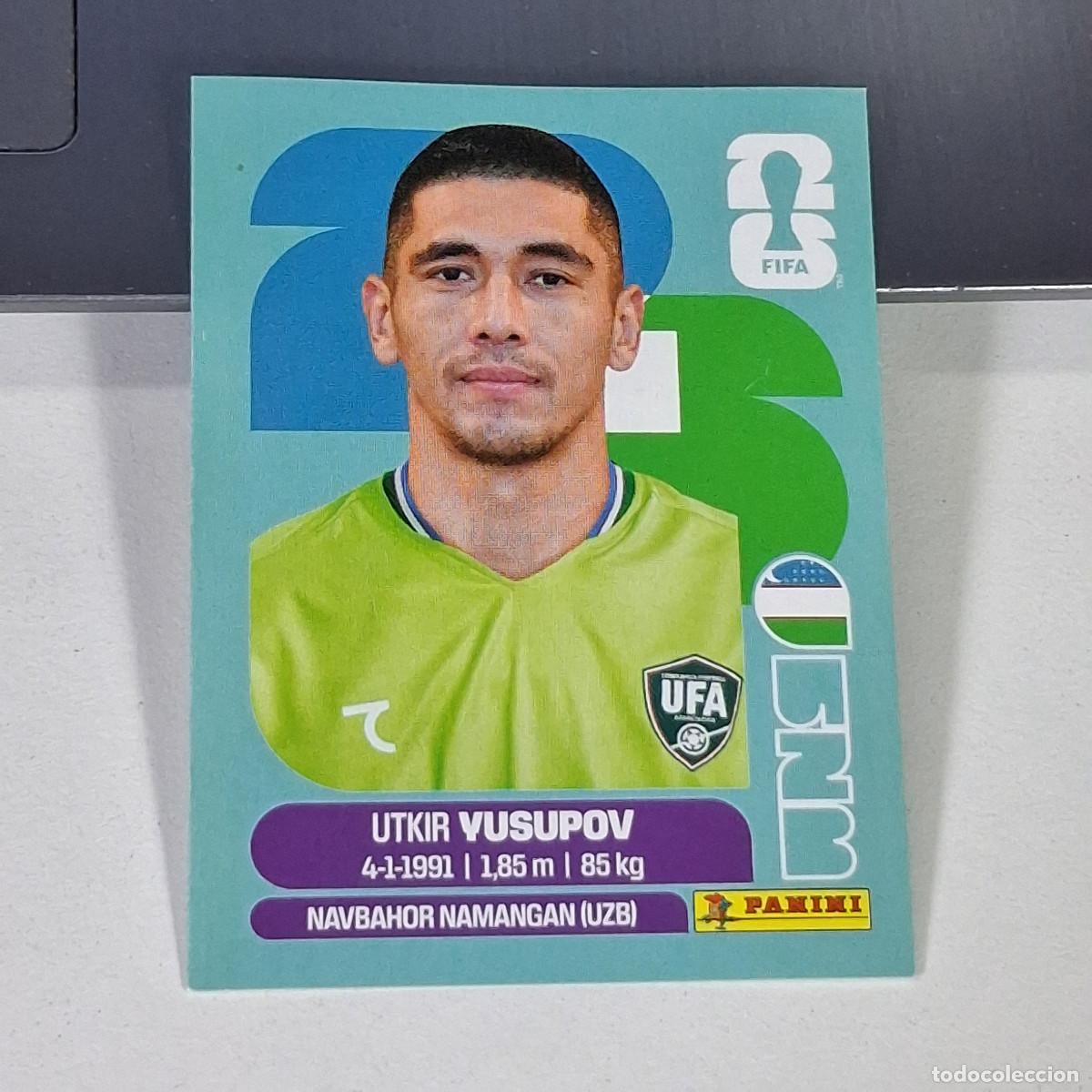 Football Stickers: B61 UZB2 UTKIR YUSUPOV 2 UZBEKIST&Aacute;N UZB MUNDIAL FIFA WORLD CUP 2026 STICKER PANINI