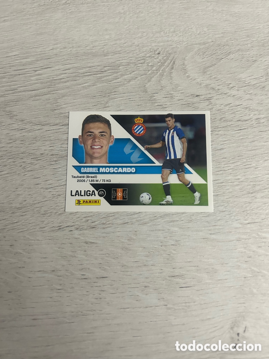 Cromos de f&uacute;tbol: Moscard&oacute; 16 &Uacute;ltimos Fichajes Espanyol Segunda 2 Edici&oacute;n Liga Este 2026/27 26-27 Panini