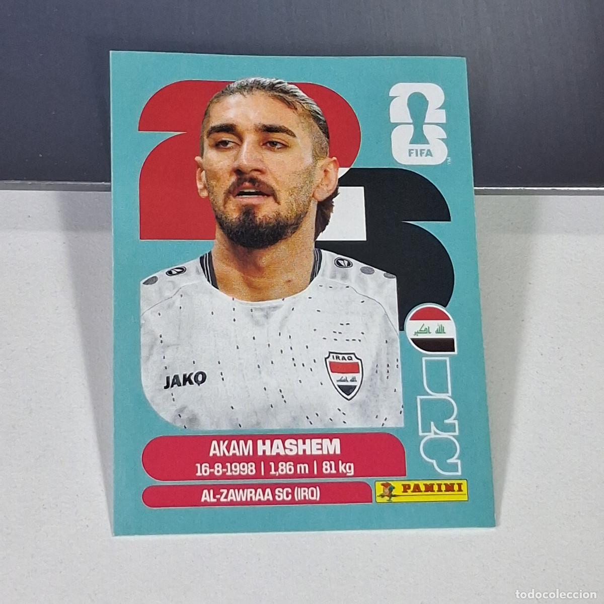 Cromos de f&uacute;tbol: B61 IRQ 5 IRQ5 AKAM HASHEM IRAQ MUNDIAL FIFA WORLD CUP 2026 STICKER PANINI