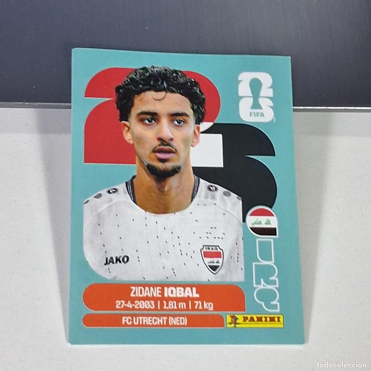 Fu&szlig;ball-Sticker: B61 IRQ9 ZIDANE IQBAL 9 IRQ IRAQ MUNDIAL FIFA WORLD CUP 2026 STICKER PANINI