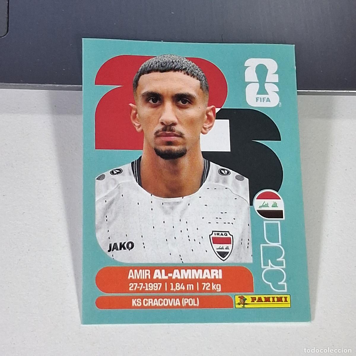 Cromos de f&uacute;tbol: B61 IRQ 10 IRQ10 AMIR AL-AMMARI IRAQ IRQ MUNDIAL FIFA WORLD CUP 2026 STICKER PANINI