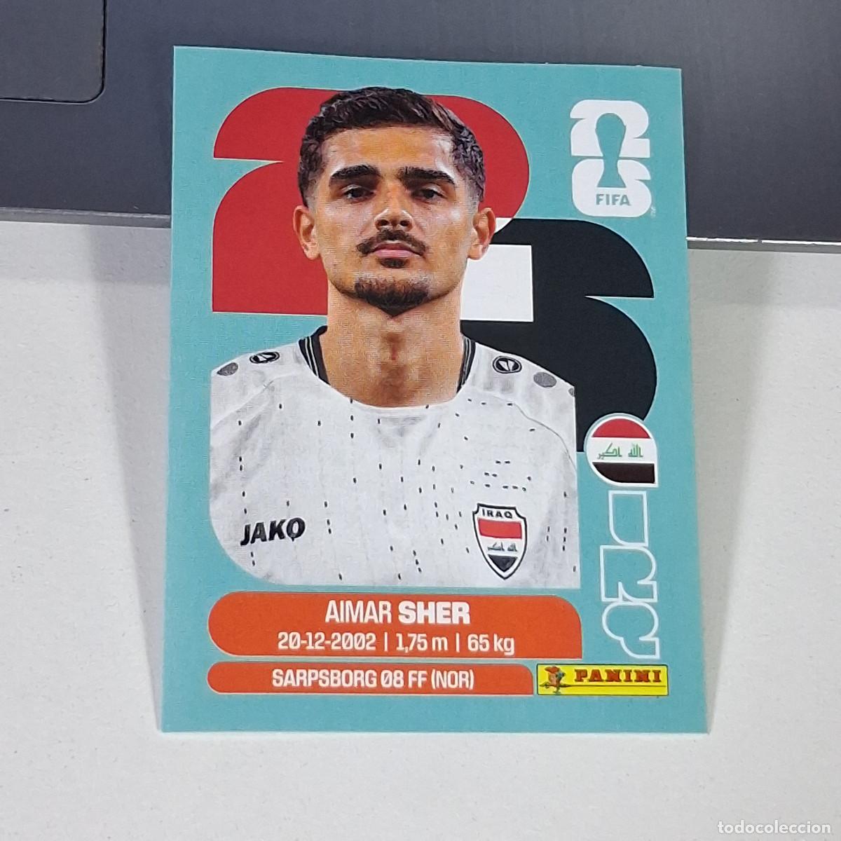 Cromos de f&uacute;tbol: B61 IRQ 15 IRQ15 AIMAR SHER IRAQ MUNDIAL FIFA WORLD CUP 2026 STICKER PANINI