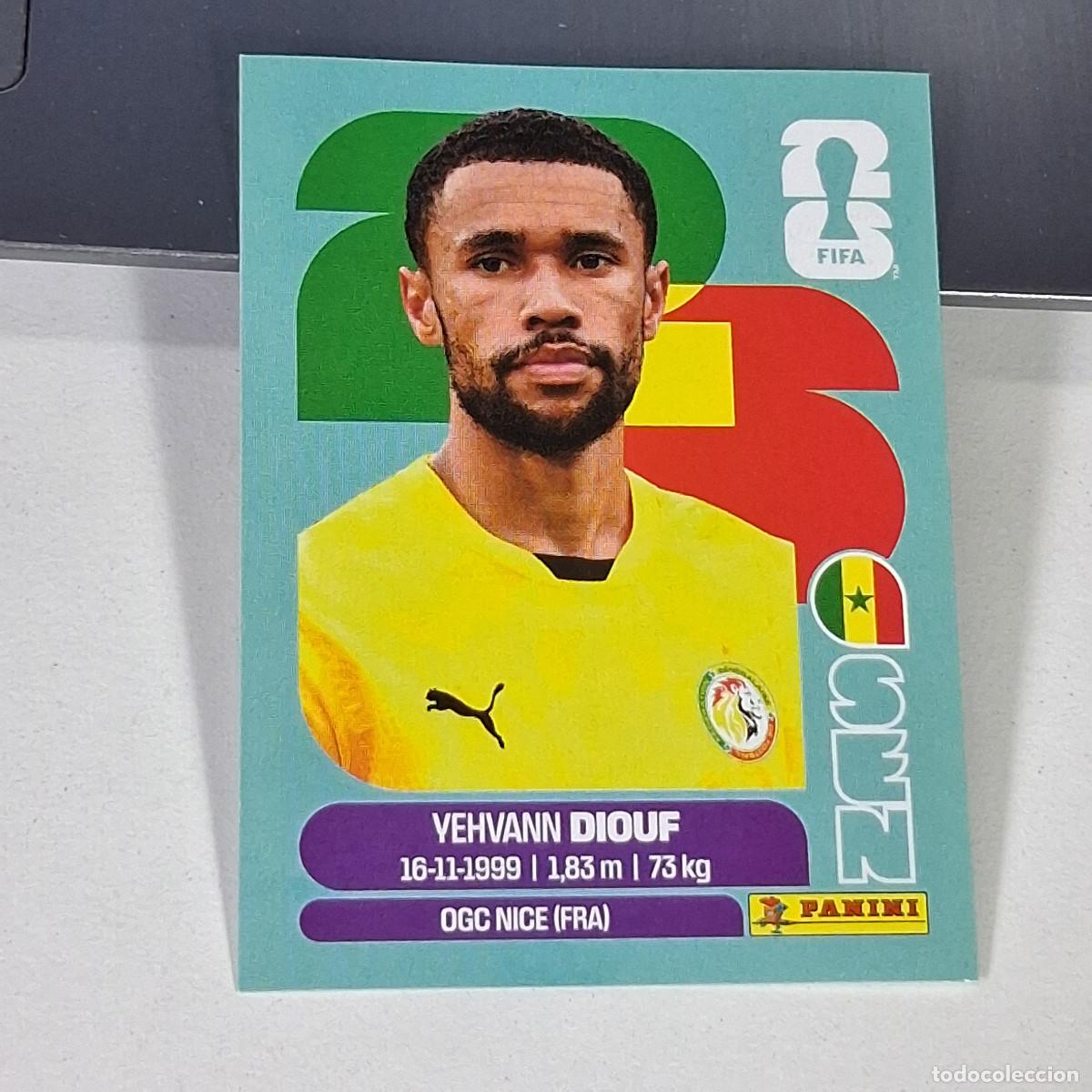 Cromos de f&uacute;tbol: B61 SEN3 YEHVANN DIOUF 3 SENEGAL SEN MUNDIAL FIFA WORLD CUP 2026 STICKER PANINI
