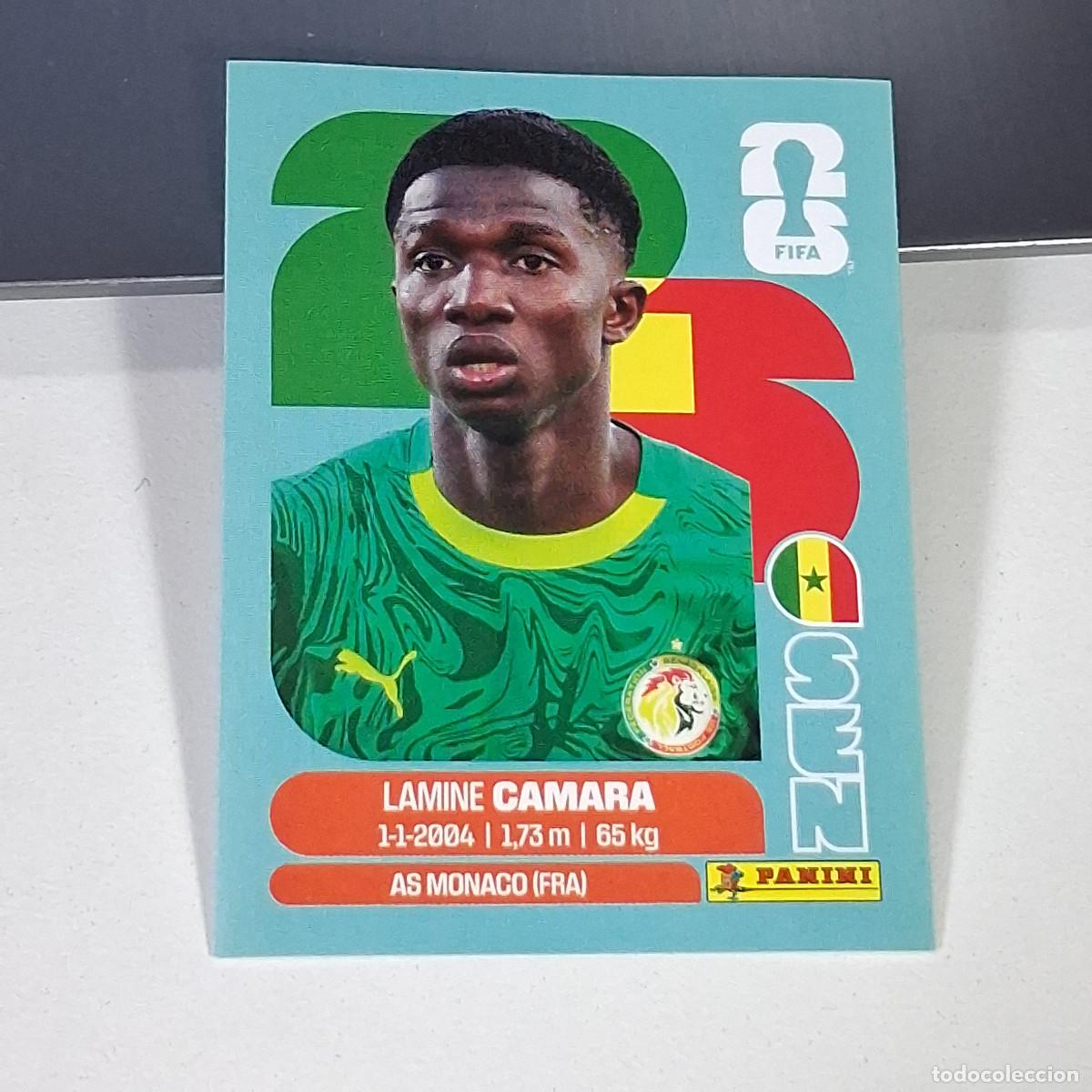 Football Stickers: B61 SEN14 LAMINE CAMARA 14 SENEGAL SENEGAL SEN MUNDIAL FIFA WORLD CUP 2026 STICKER PANINI