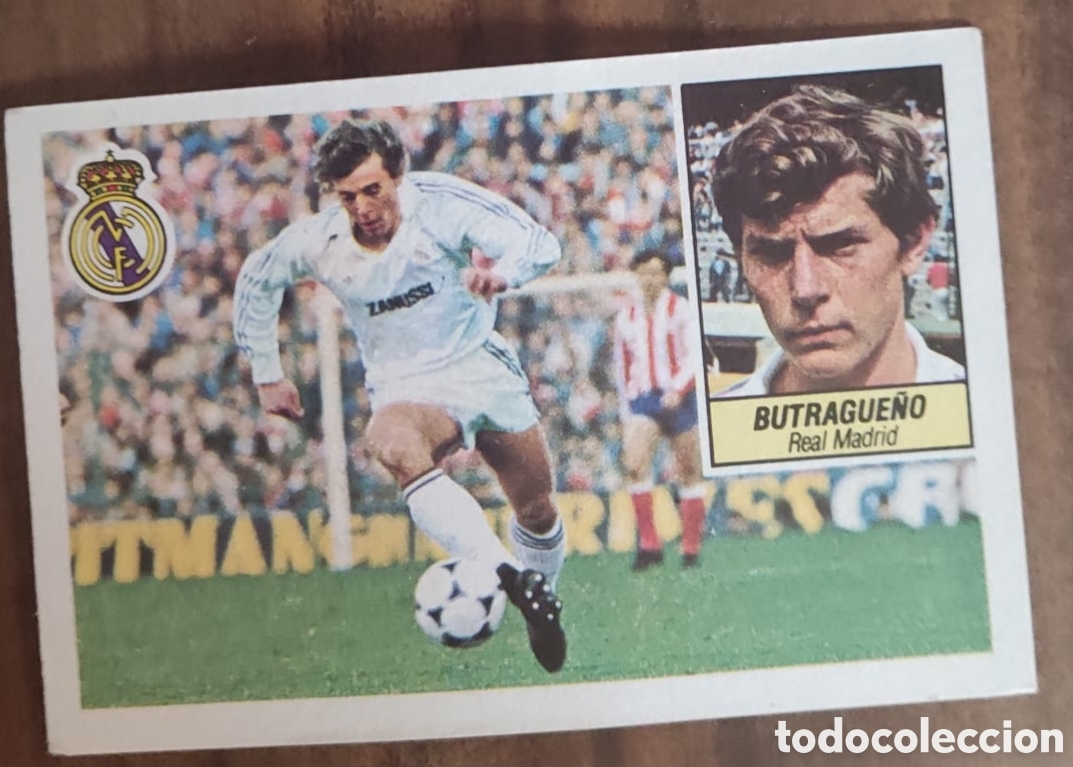 Cartes &agrave; collectionner de Football: Butrague&ntilde;o rookie Real Madrid Ediciones Este 84/85 nuevo sin pegar