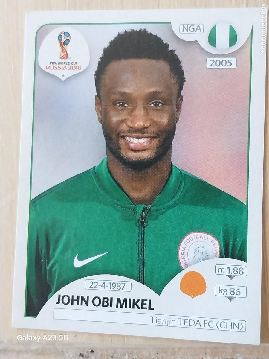 Cartes &agrave; collectionner de Football: 341 NIGERIA PANINI WORLD CUP RUSIA 2018 CROMO SIN PEGAR NUNCA ORIGINAL PANINI