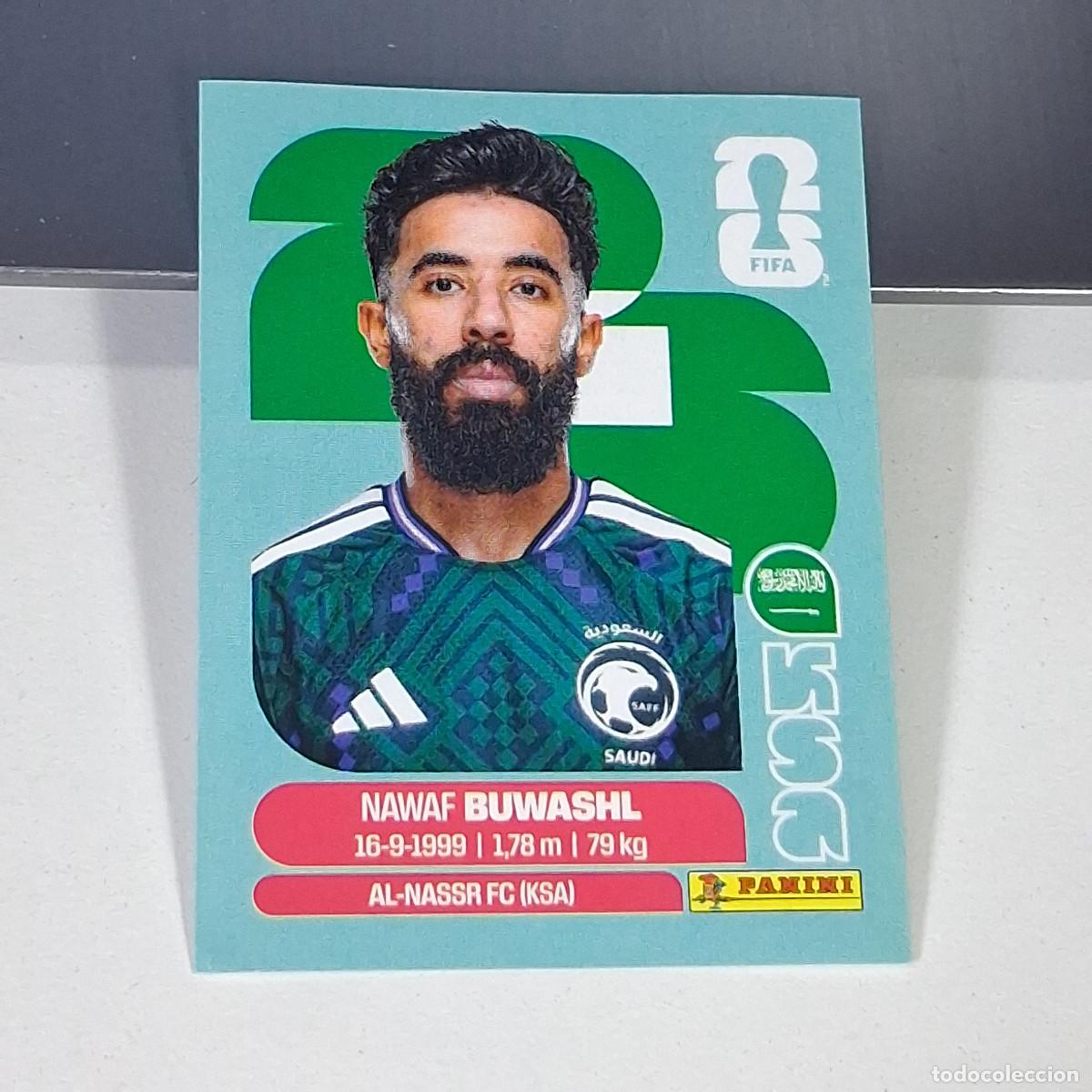 Cartes &agrave; collectionner de Football: B61 KSA 5 KSA5 NAWAF BUWASHL ARABIA SAUD&Iacute; KSA MUNDIAL FIFA WORLD CUP 2026 STICKER PANINI