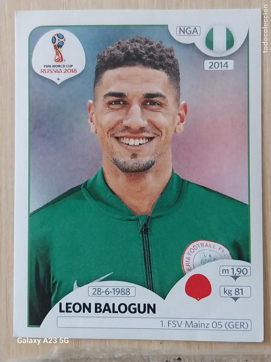 Cartes &agrave; collectionner de Football: 338 NIGERIA * PANINI WORLD CUP RUSIA 2018 CROMO SIN PEGAR NUNCA ORIGINAL PANINI