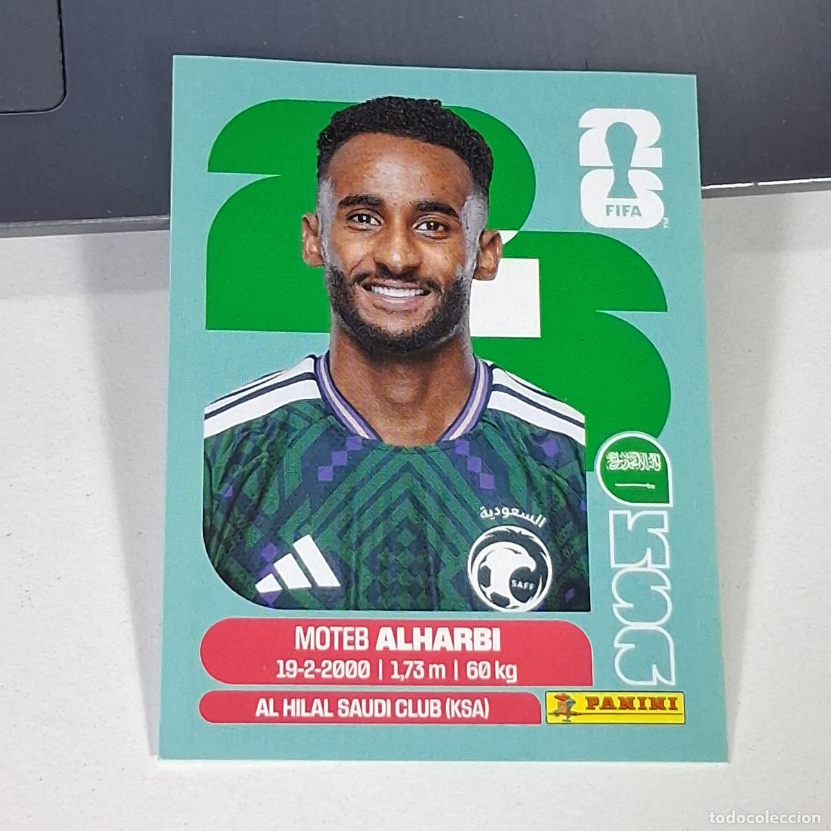 Football Stickers: B61 KSA 7 KSA7 MOTEB ALHARBI ARABIA SAUDI MUNDIAL FIFA WORLD CUP 2026 STICKER PANINI