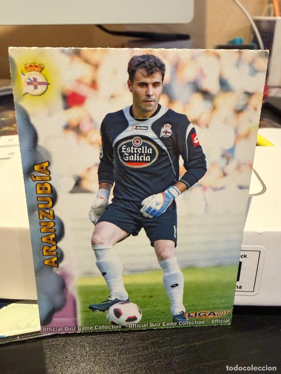 Cartes &agrave; collectionner de Football: aranzubia N&ordm; 463 deportivo LIGa QUIZ 2012-13