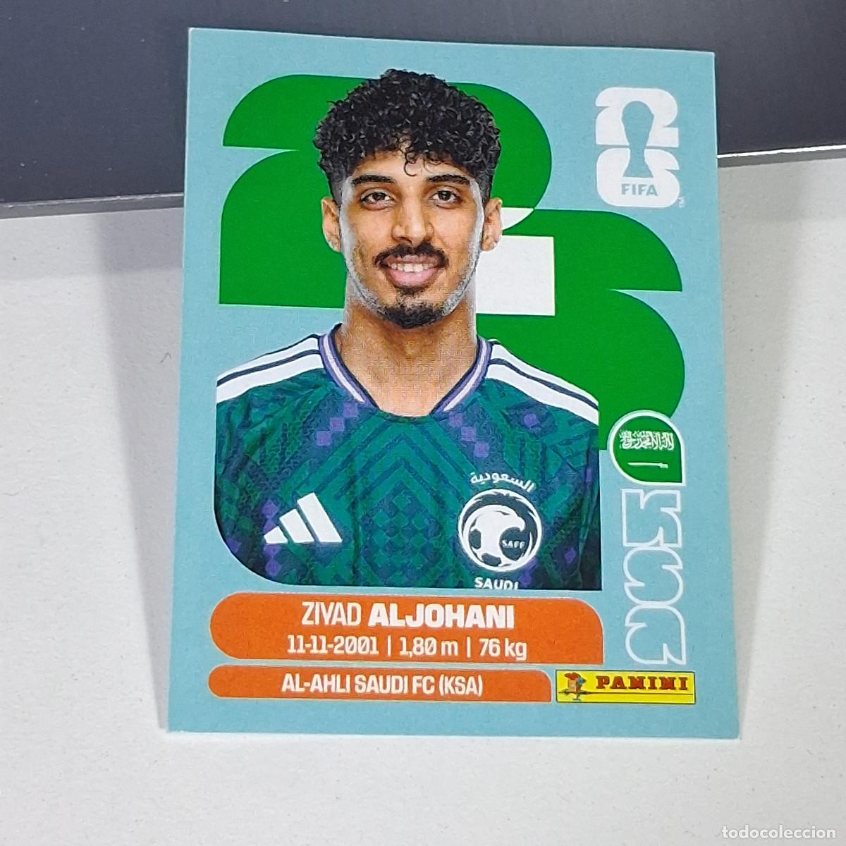 Cartes &agrave; collectionner de Football: B61 KSA10 ZIYAD ALJOHANI 10 ARABIA SAUD&Iacute; KSA MUNDIAL FIFA WORLD CUP 2026 STICKER PANINI