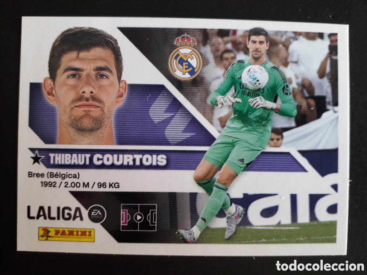Cromos de Futebol: COURTOIS REAL MADRID N&deg; 3 ED ESTE 2026 2027 26 27 SIN PEGAR PEDIDO M&Iacute;NIMO 3&euro;
