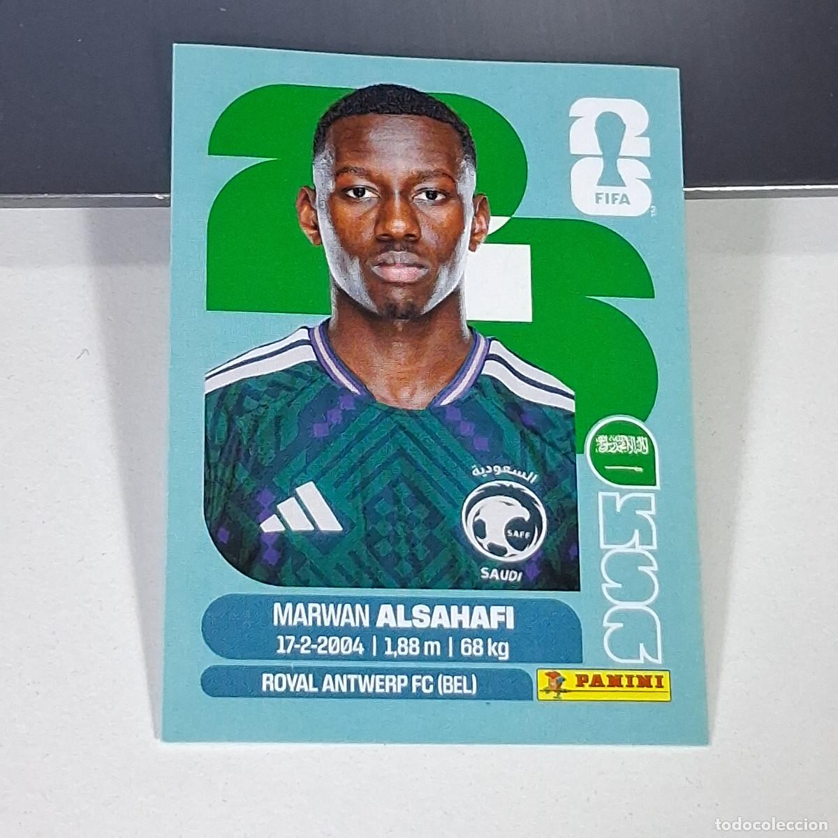 Cromos de Futebol: B61 KSA15 MARWAN ALSAHAFI 15 ARABIA SAUD&Iacute; KSA MUNDIAL FIFA WORLD CUP 2026 STICKER PANINI