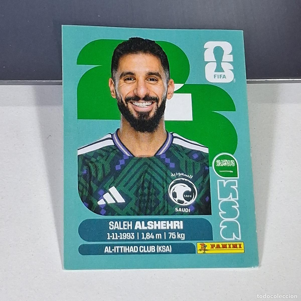 Cartes &agrave; collectionner de Football: B61 KSA19 SALEH ALSHEHRI 19 ARABIA SAUD&Iacute; KSA MUNDIAL FIFA WORLD CUP 2026 STICKER PANINI