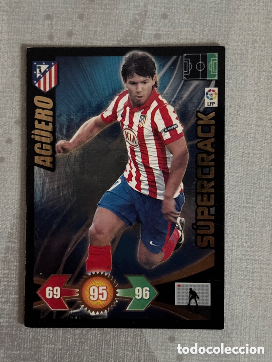 Cromos de Futebol: ADRENALYN 2009 2010 09 10 AGUERO SUPERCRACK 408