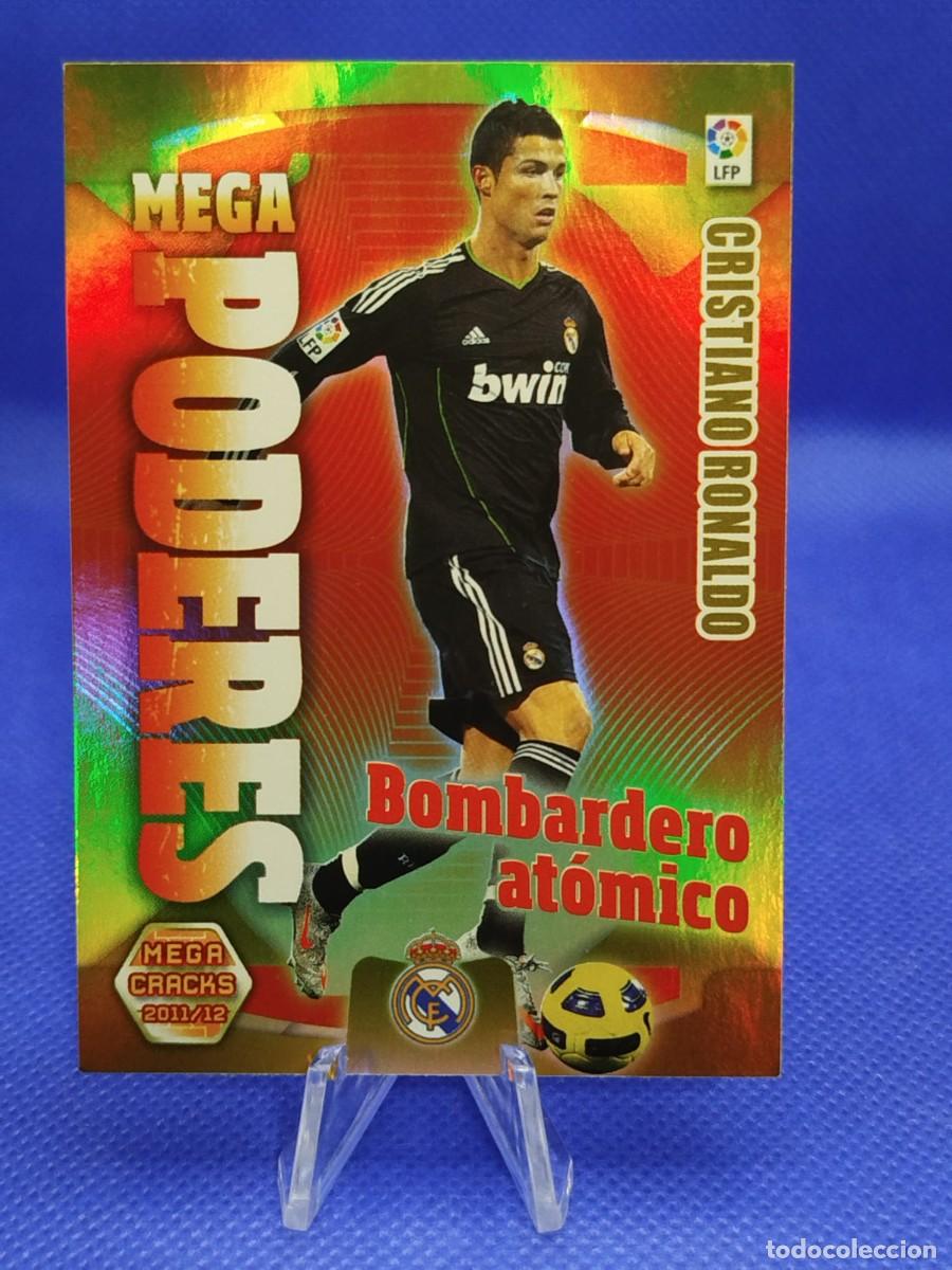 Cartes &agrave; collectionner de Football: #375 CRISTIANO RONALDO REAL MADRID CF 2011 2012 PANINI MEGACRACKS MGK 11 12 MEGA PODERES BOMBARDERO