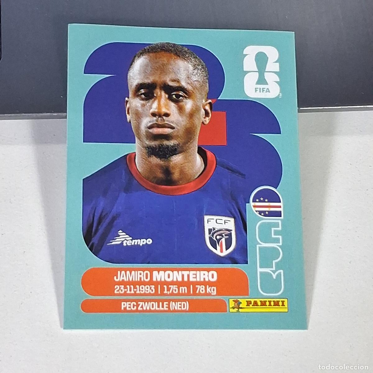 Cromos de f&uacute;tbol: B61 CPV12 JAMIRO MONTEIRO 12 CABO VERDE CAPE CPV MUNDIAL FIFA WORLD CUP 2026 STICKER PANINI