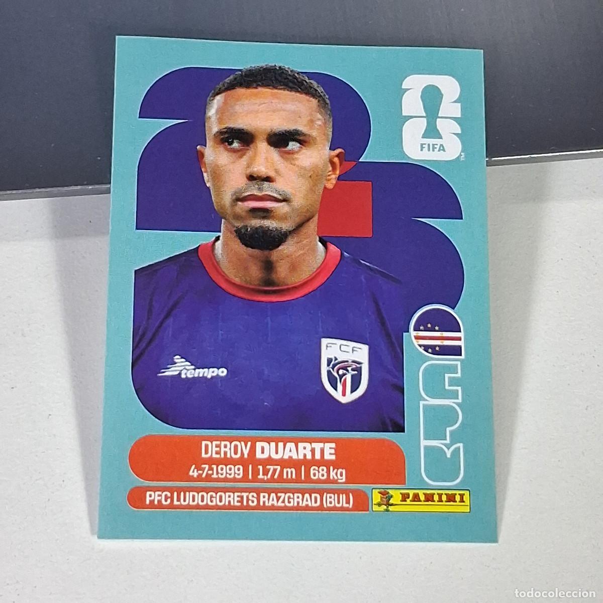 Cromos de f&uacute;tbol: B61 CPV 14 CPV14 DEROY DUARTE CABO VERDE CAPE MUNDIAL FIFA WORLD CUP 2026 STICKER PANINI