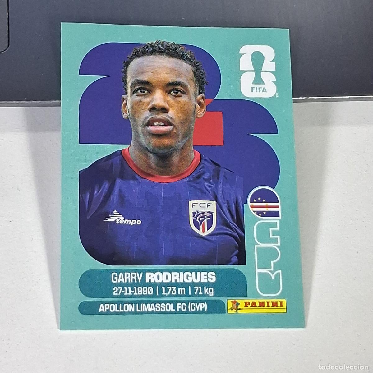Cromos de f&uacute;tbol: B61 CPV15 GARRY RODRIGUES 15 CABO VERDE CAPE CPV MUNDIAL FIFA WORLD CUP 2026 STICKER PANINI