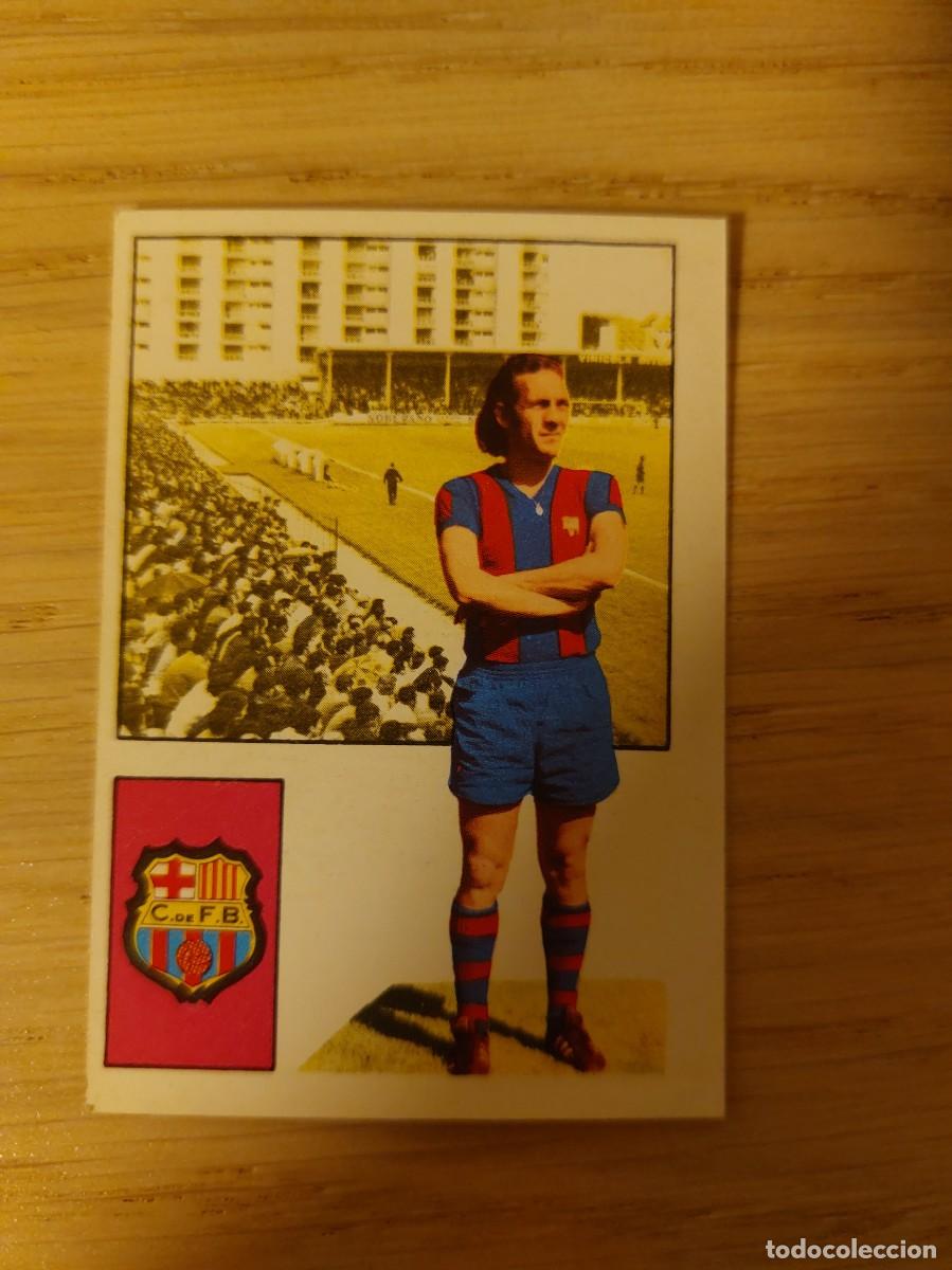 Cromos de f&uacute;tbol: 74 75 1974 1975 CLARES FCB FCB FC BARCELONA EDITORIAL FHER SIN PEGAR NUNCA PEGADO