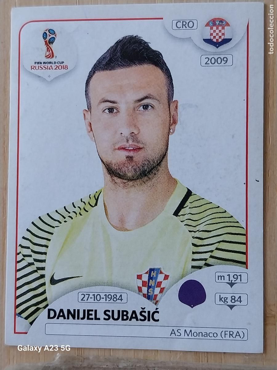 Cromos de f&uacute;tbol: 314 CROACIA PANINI WORLD CUP RUSIA 2018 CROMO SIN PEGAR NUNCA ORIGINAL PANINI