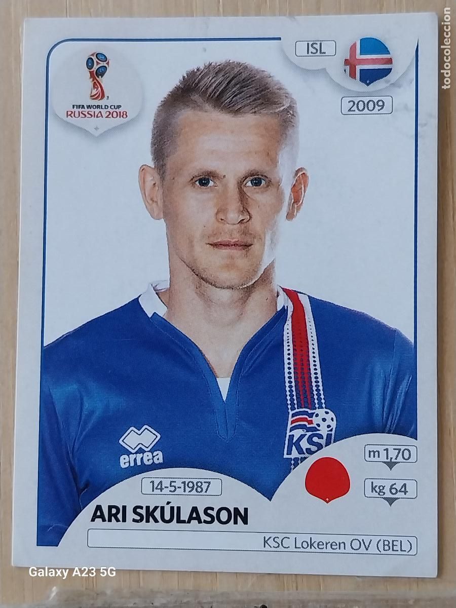 Cromos de f&uacute;tbol: 298 ISLANDIA PANINI WORLD CUP RUSIA 2018 CROMO SIN PEGAR NUNCA ORIGINAL PANINI