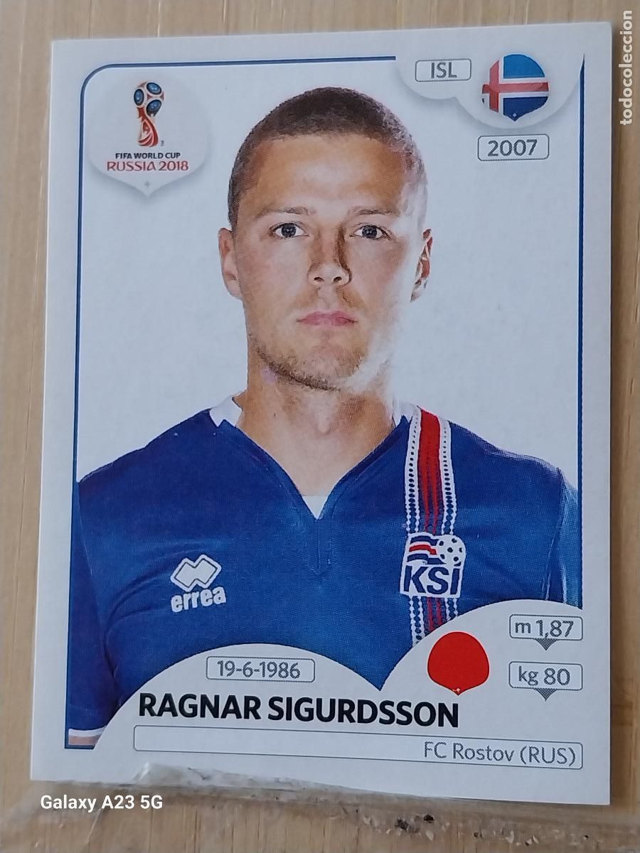 Cromos de f&uacute;tbol: 296 ISLANDIA PANINI WORLD CUP RUSIA 2018 CROMO SIN PEGAR NUNCA ORIGINAL PANINI