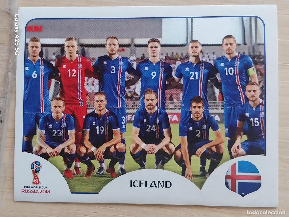 Cromos de f&uacute;tbol: 293 ISLANDIA PANINI WORLD CUP RUSIA 2018 CROMO SIN PEGAR NUNCA ORIGINAL PANINI