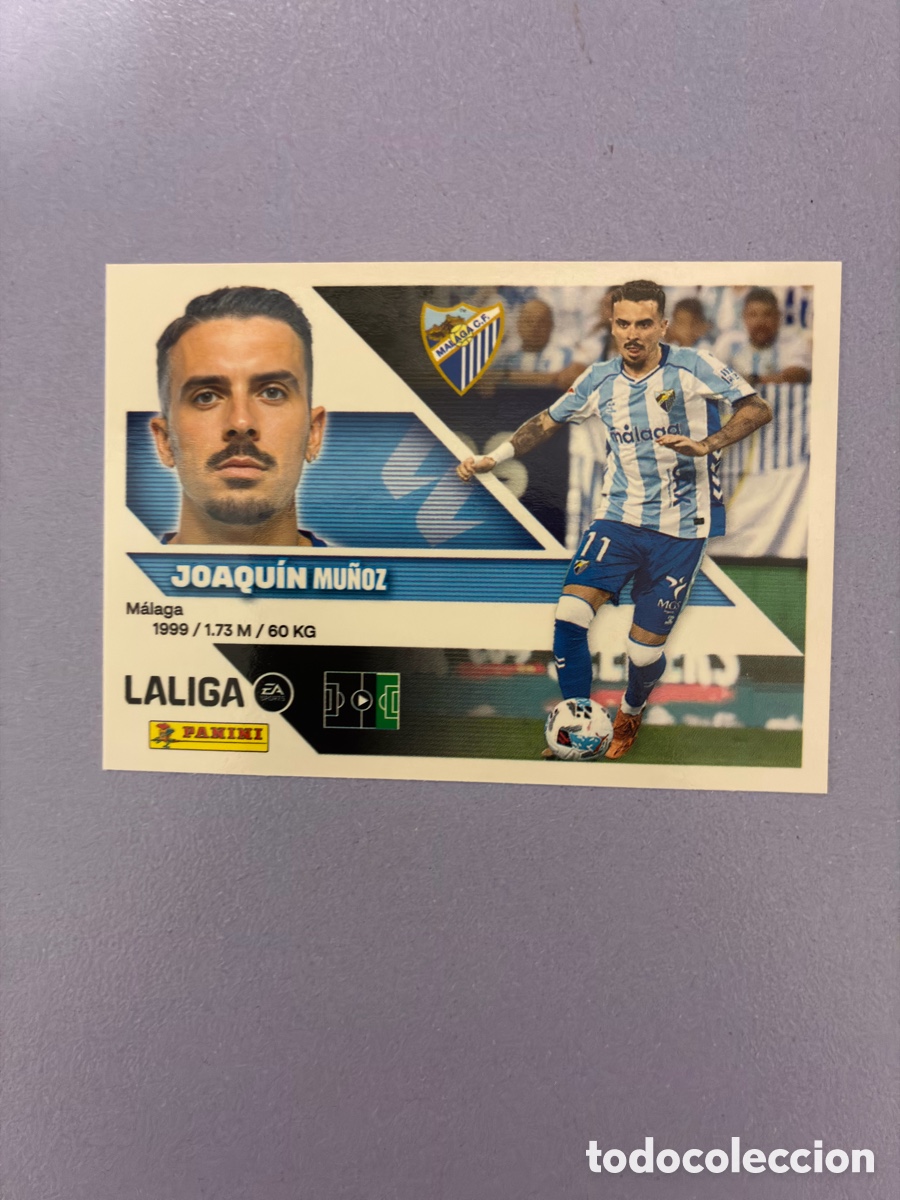 Cromos de f&uacute;tbol: Cromo Joaqu&iacute;n Mu&ntilde;oz N.&ordm; 19 - M&aacute;laga CF - Colecci&oacute;n Este / Panini Liga 2026-27