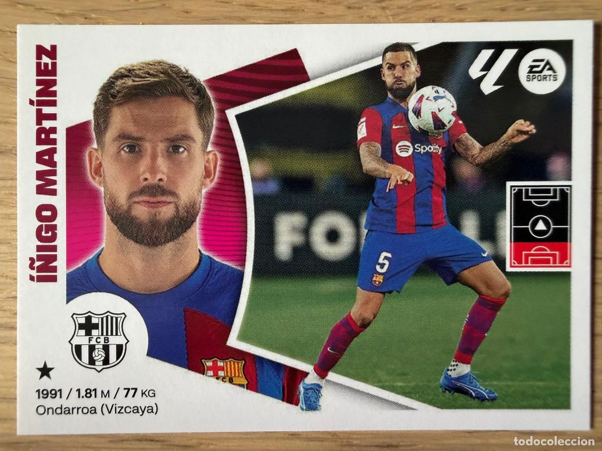 Cromos de f&uacute;tbol: 8B 8 B I&Ntilde;IGO MARTINEZ BARCELONA 24 25 2024 2025 LIGA EA SPORTS COLECCIONES ESTE SIN PEGAR STICKER