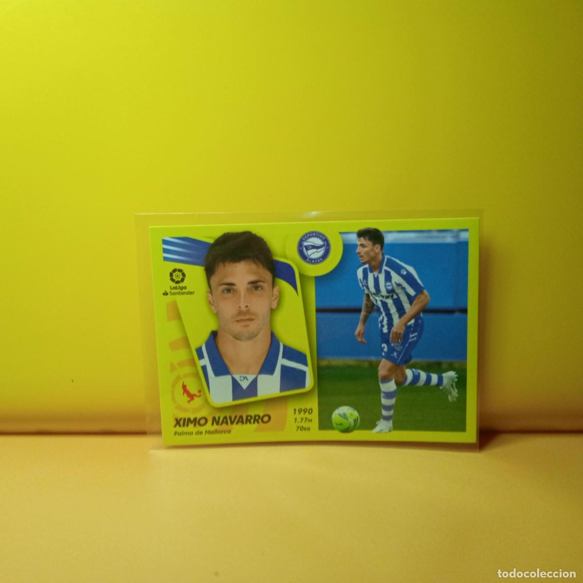 Cromos de f&uacute;tbol: EDICIONES ESTE 2021 2022 21 22 DEPORTIVO ALAV&Eacute;S XIMO NAVARRO 8