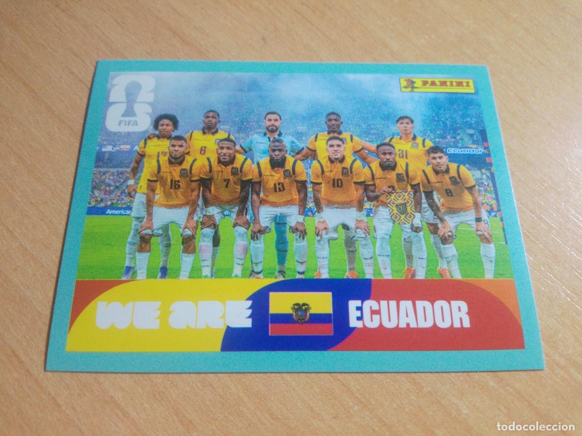 Cromos de f&uacute;tbol: SELECCION DE ECUADOR ECU 13 MUNDIAL FIFA WORLD CUP 2026 26 PANINI STICKERS NUEVO