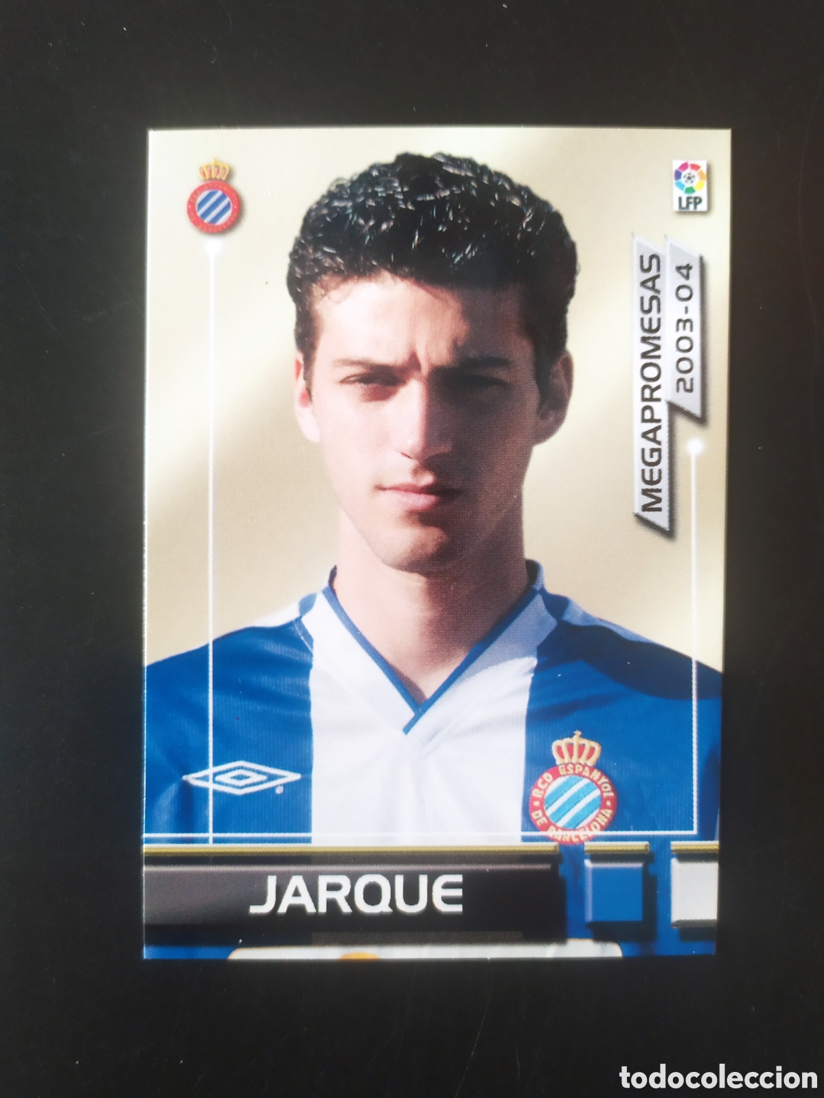Cromos de f&uacute;tbol: Megafichas 2003 2004 03 04 panini Jarque promesas n&ordm; 394 Espanyol megacracks