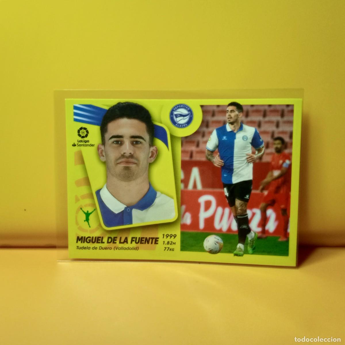 Cromos de f&uacute;tbol: EDICIONES ESTE 2021 2022 21 22 DEPORTIVO ALAV&Eacute;S MIGUEL DE LA FUENTE 18 BIS (COLOCA) 4&ordf; EDICI&Oacute;N
