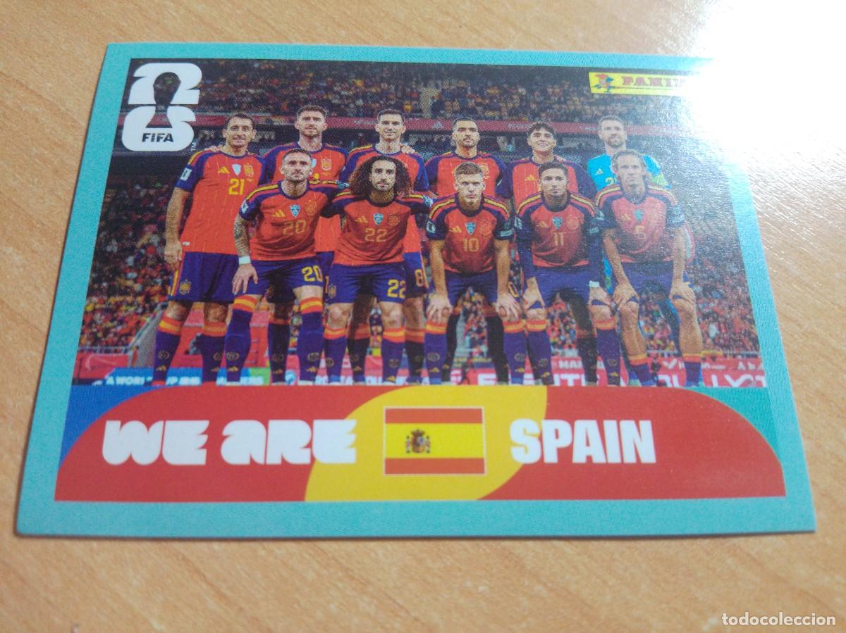 Cromos de f&uacute;tbol: SELECCI&Oacute;N ESPA&Ntilde;OLA ESPA&Ntilde;A ESP 13 MUNDIAL FIFA WORLD CUP 2026 26 PANINI STICKERS NUEVO