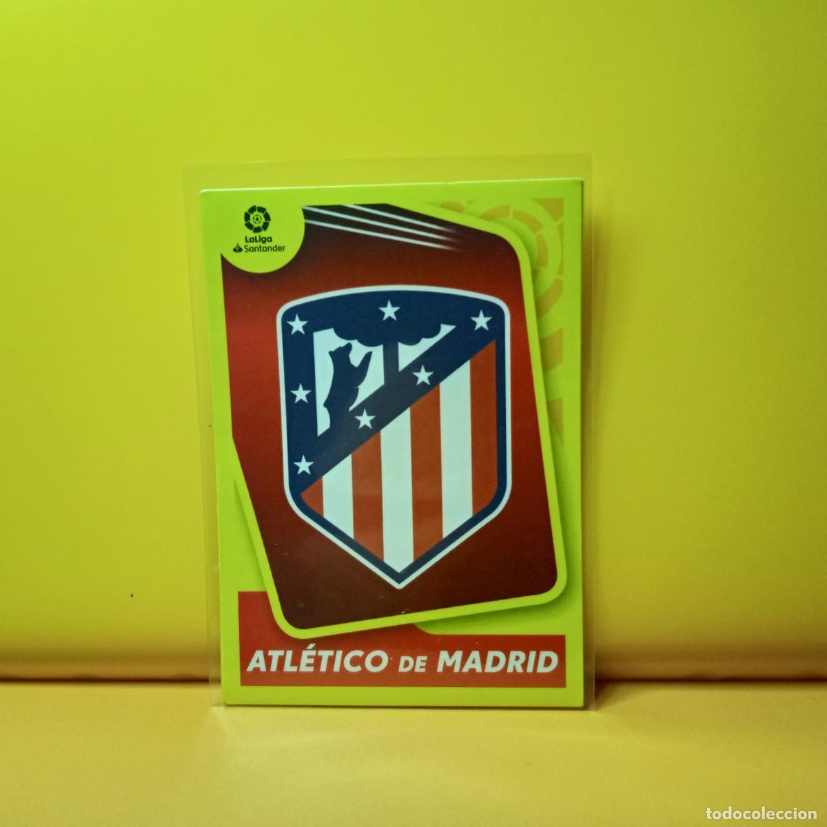 Cromos de f&uacute;tbol: EDICIONES ESTE 2021 2022 21 22 ATL&Eacute;TICO DE MADRID ESCUDO 1