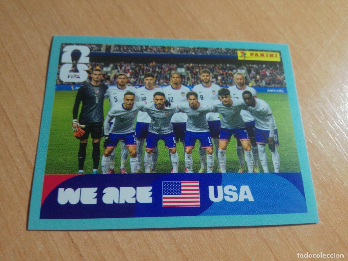 Cromos de Futebol: SELECCI&Oacute;N USA USA 13 MUNDIAL FIFA WORLD CUP 2026 26 PANINI STICKERS NUEVO