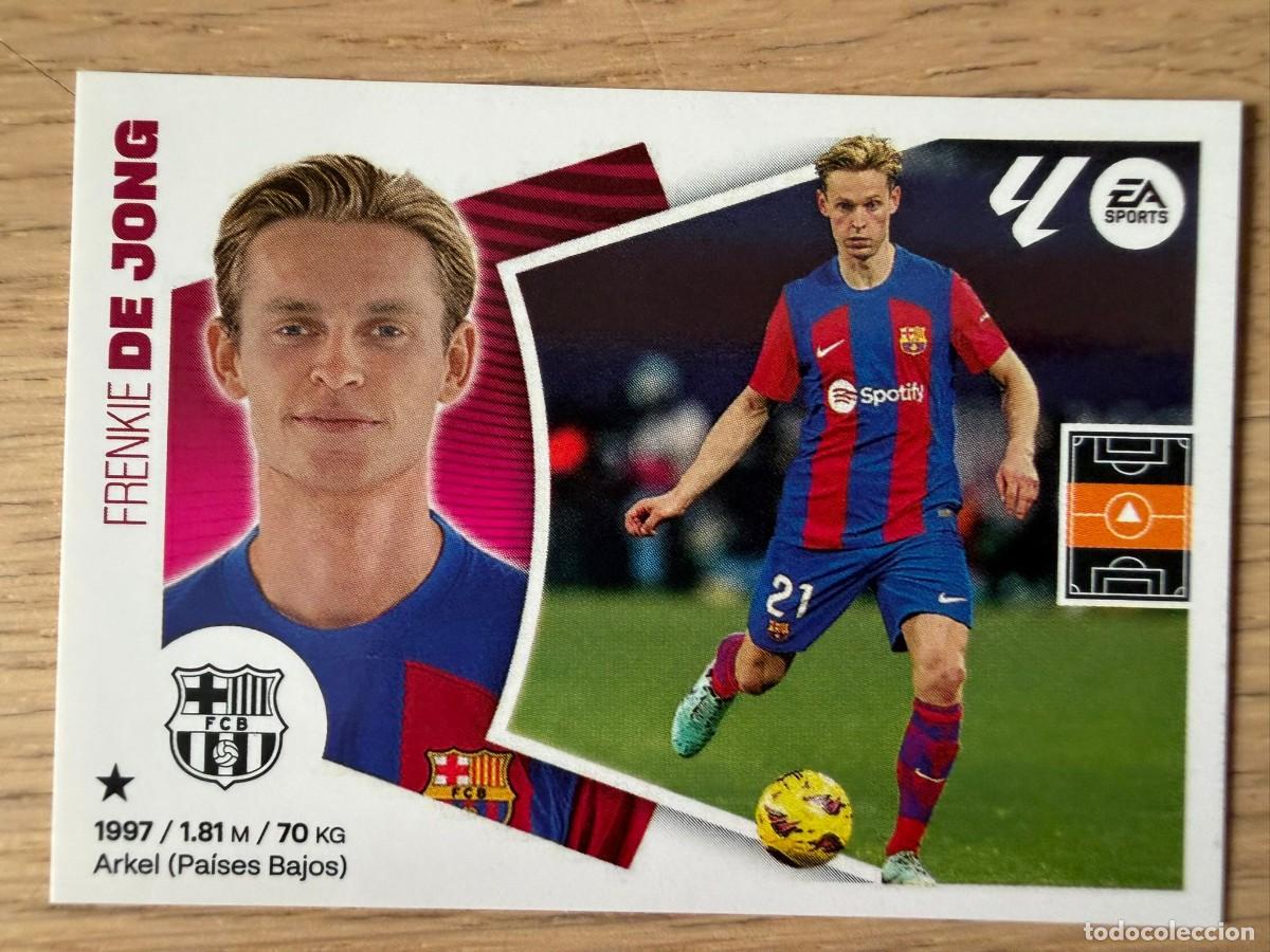 Figurine di Calcio: 12A 12 A DE JONG BARCELONA 24 25 2024 2025 LIGA EA SPORTS COLECCIONES ESTE SIN PEGAR STICKER