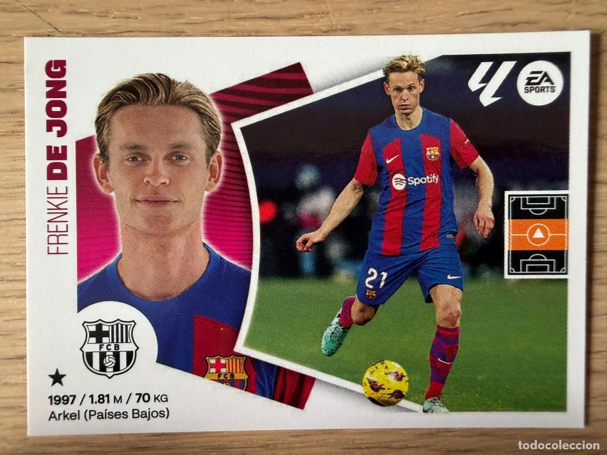 Figurine di Calcio: 12A 12 A DE JONG BARCELONA 24 25 2024 2025 LIGA EA SPORTS COLECCIONES ESTE SIN PEGAR STICKER