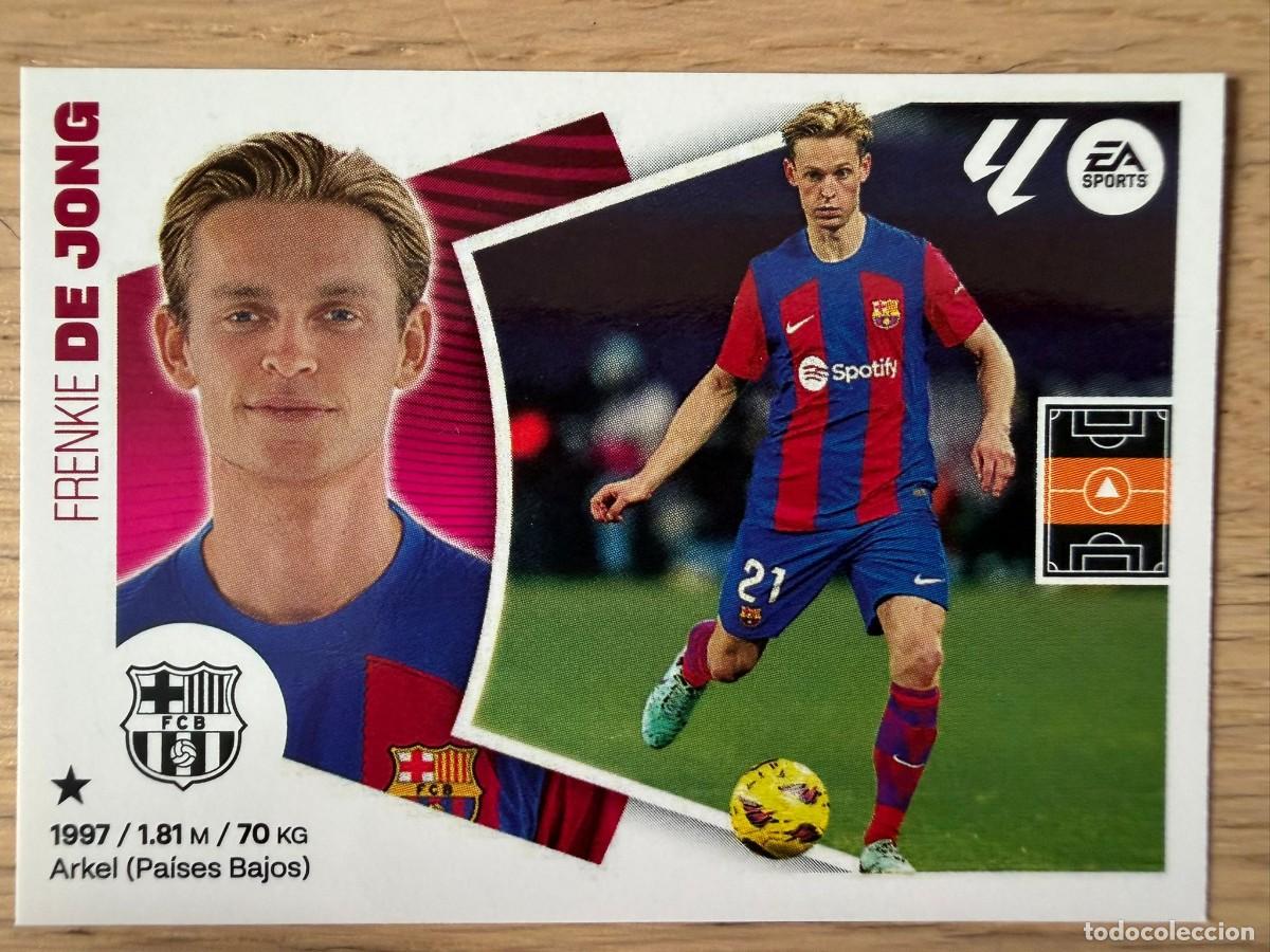Figurine di Calcio: 12A 12 A DE JONG BARCELONA 24 25 2024 2025 LIGA EA SPORTS COLECCIONES ESTE SIN PEGAR STICKER