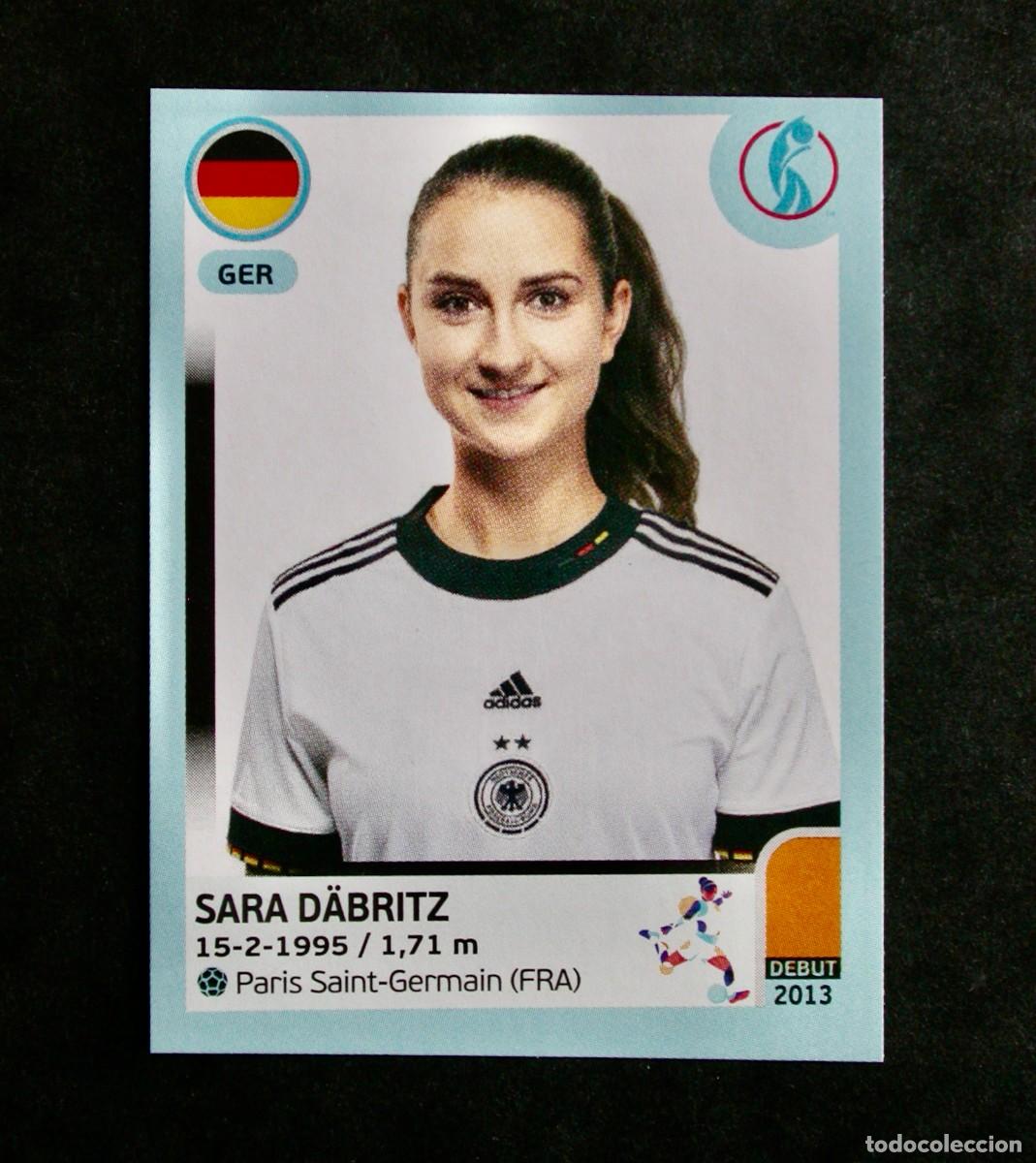 Figurine di Calcio: 129 SARA D&Auml;BRITZ / GERMANY / UEFA EURO WOMEN'S 2022 / ENGLAND / PANINI