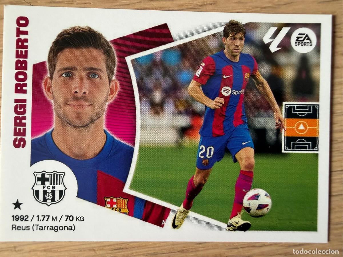 Figurine di Calcio: 12B 12 B SERGI ROBERTO BARCELONA 24 25 2024 2025 LIGA EA SPORTS COLECCIONES ESTE SIN PEGAR STICKER