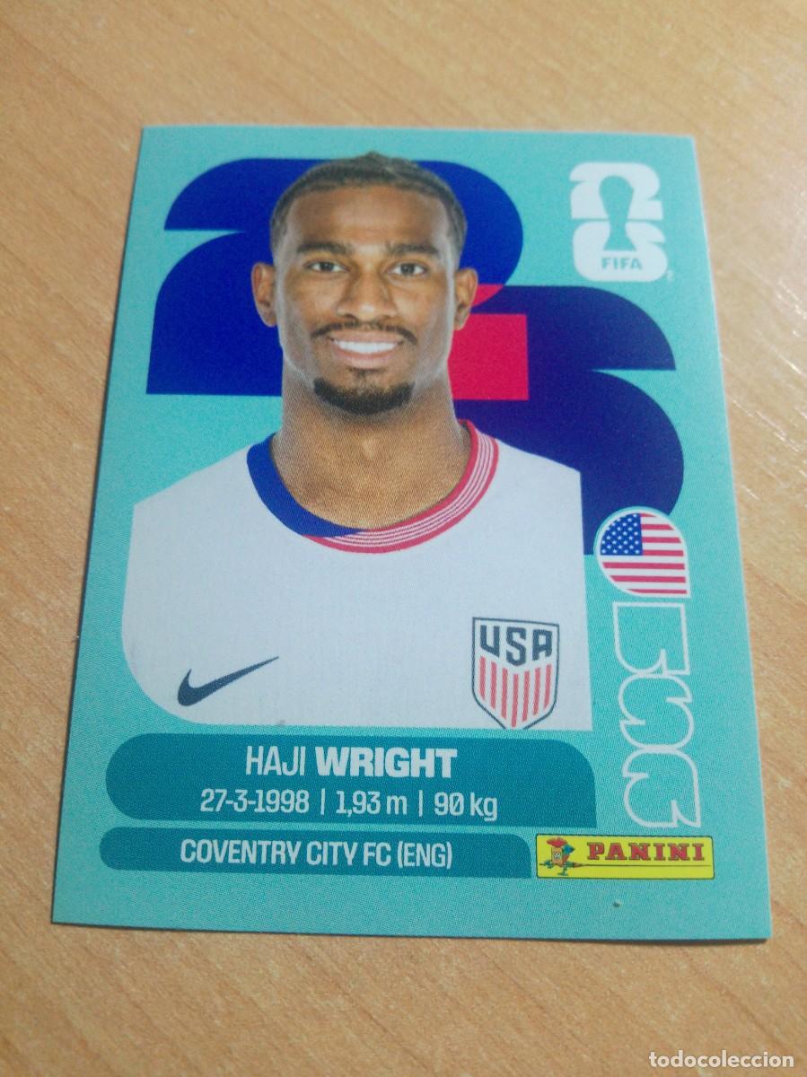Figurine di Calcio: USA 19 WRIGHT ESTADOS UNIDOS MUNDIAL FIFA WORLD CUP 2026 26 PANINI STICKERS NUEVO