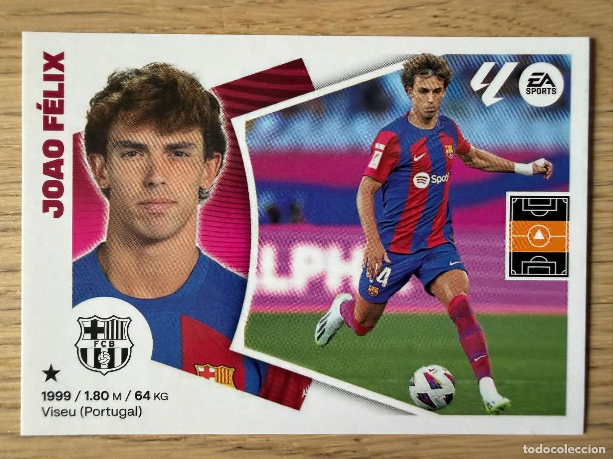 Cromos de f&uacute;tbol: 16 JOAO FELIX BARCELONA 24 25 2024 2025 LIGA EA SPORTS COLECCIONES ESTE SIN PEGAR STICKER