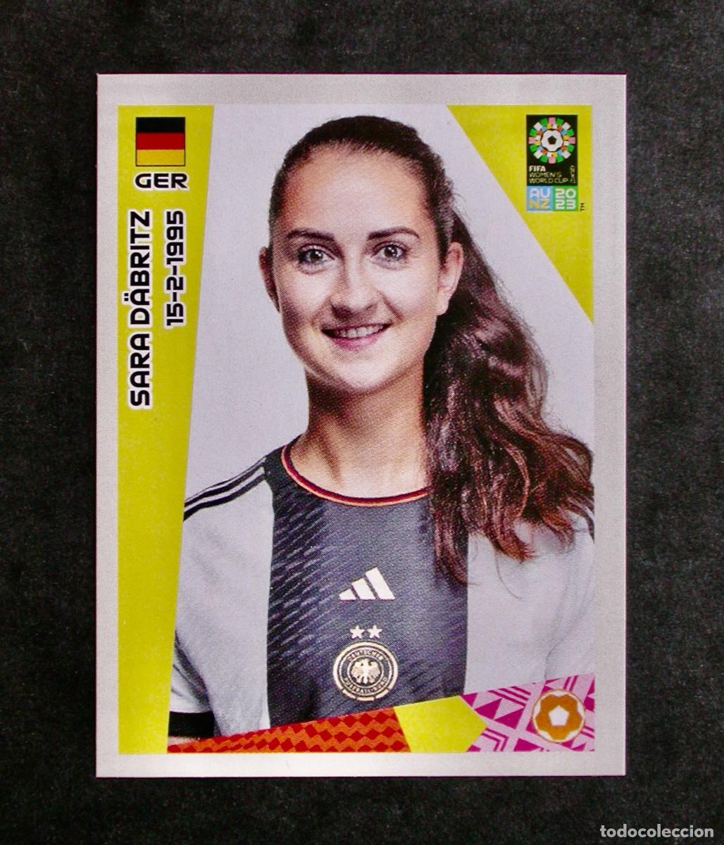 Cromos de f&uacute;tbol: 521 SARA D&Auml;BRITZ / ALEMANIA / FIFA WOMEN'S WORLD CUP 2023 / AUSTRALIA-NEW ZEALAND / PANINI