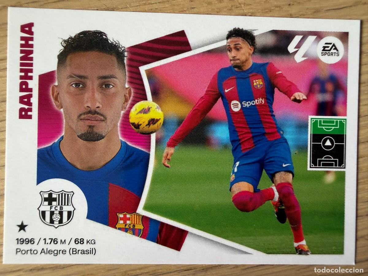 Cromos de f&uacute;tbol: 17 RAPHINHA BARCELONA 24 25 2024 2025 LIGA EA SPORTS COLECCIONES ESTE SIN PEGAR STICKER