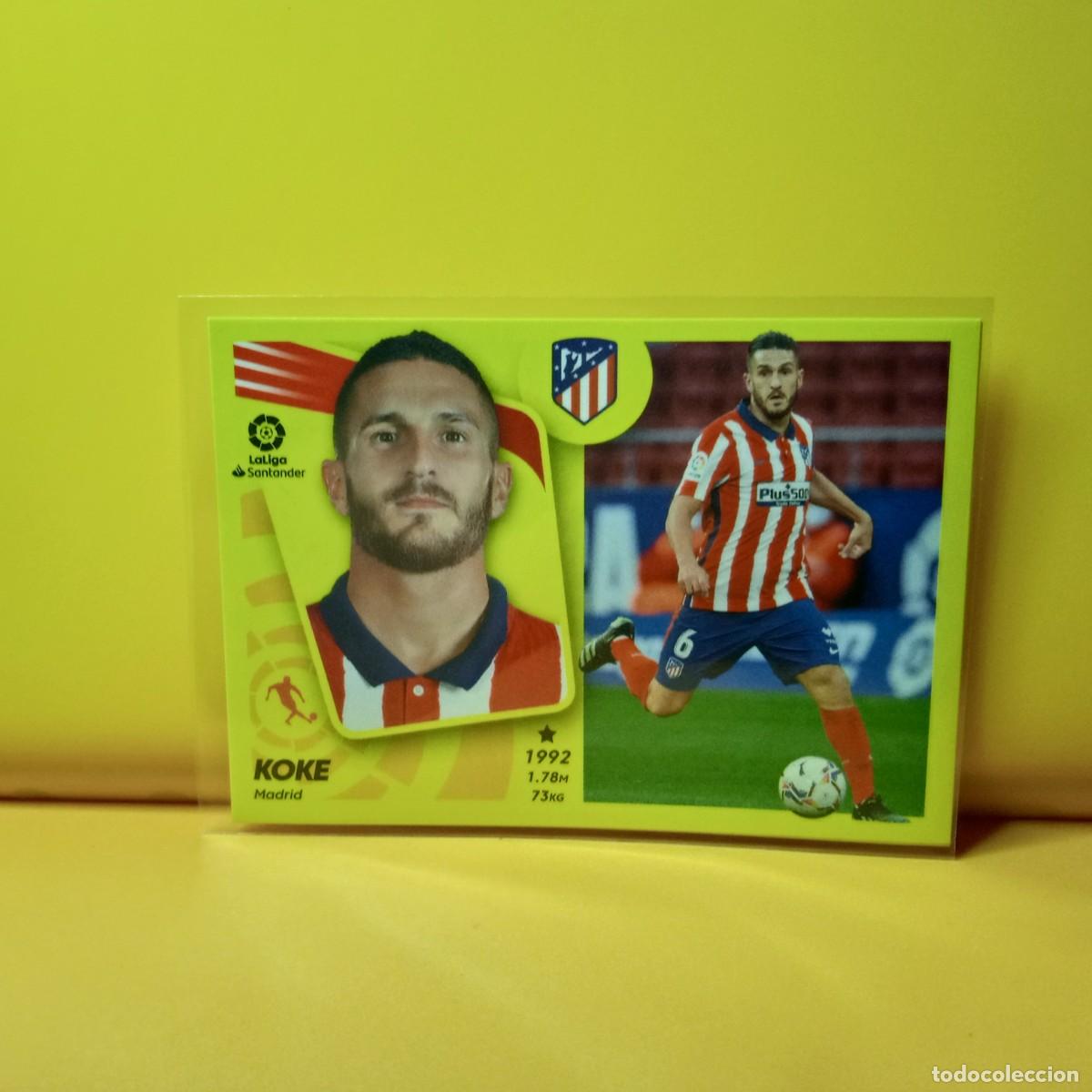 Cromos de f&uacute;tbol: EDICIONES ESTE 2021 2022 21 22 ATL&Eacute;TICO DE MADRID KOKE 12