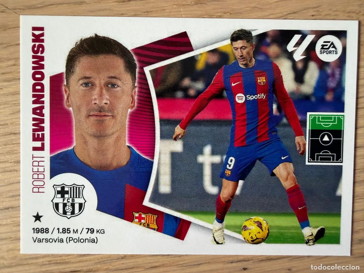 Cromos de f&uacute;tbol: 19 LEWANDOWSKI BARCELONA 24 25 2024 2025 LIGA EA SPORTS COLECCIONES ESTE SIN PEGAR STICKER