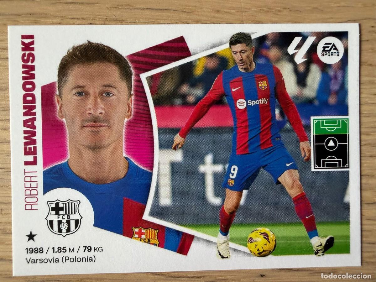 Cromos de f&uacute;tbol: 19 LEWANDOWSKI BARCELONA 24 25 2024 2025 LIGA EA SPORTS COLECCIONES ESTE SIN PEGAR STICKER