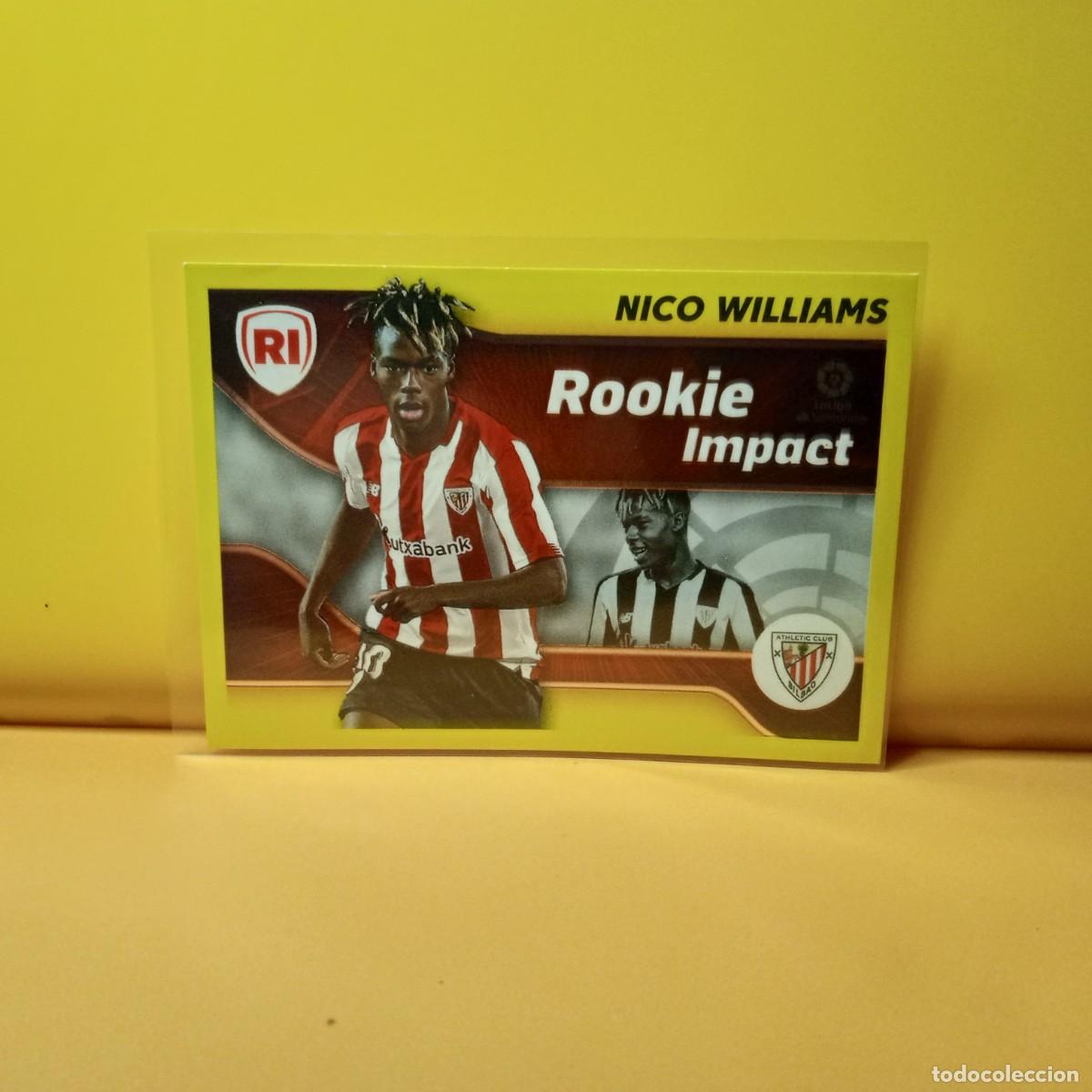 Cromos de f&uacute;tbol: EDICIONES ESTE 2021 2022 21 22 ATLHETIC DE BILBAO NICO WILLIANS 4 (ROOKIE IMPACT)